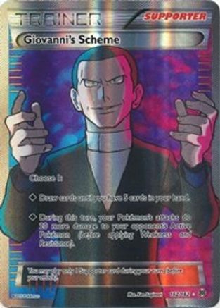 Giovanni's Scheme (Full Art) 162/162 - Holofoil