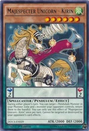 Majespecter Unicorn - Kirin (DOCS-EN029) - Dimension of Chaos 1st Edition