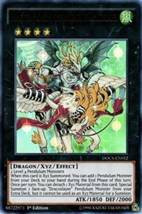 Majester Paladin, the Ascending Dracoslayer (DOCS-EN052) - Dimension of Chaos 1st Edition