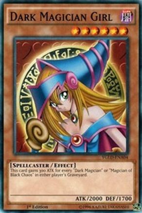 Dark Magician Girl (A) (YGLD-ENA04) - King of Games: Yugi's Legendary Decks 1st Edition