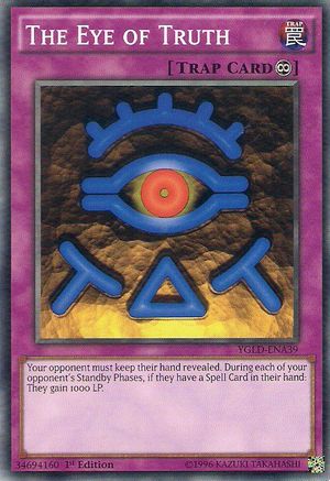 The Eye of Truth (YGLD-ENA39) - King of Games: Yugi's Legendary Decks 1st Edition