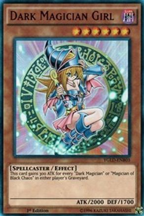 Dark Magician Girl (B) (YGLD-ENB03) - King of Games: Yugi's Legendary Decks 1st Edition