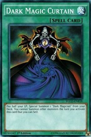 Dark Magic Curtain (YGLD-ENB18) - King of Games: Yugi's Legendary Decks 1st Edition