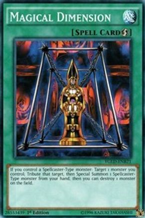 Magical Dimension (YGLD-ENB21) - King of Games: Yugi's Legendary Decks Unlimited