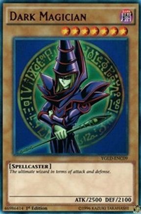 Dark Magician (C) (YGLD-ENC09) - King of Games: Yugi's Legendary Decks Unlimited