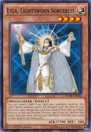 Lyla, Lightsworn Sorceress (SDMP-EN016) - Structure Deck: Master of Pendulum 1st Edition