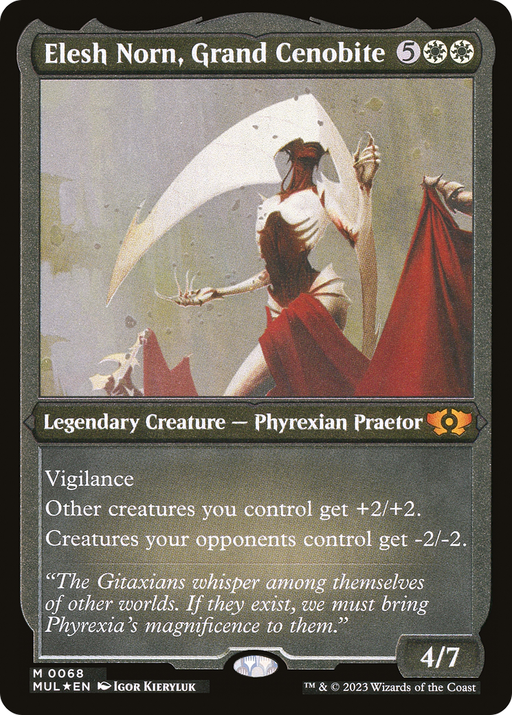 Elesh Norn, Grand Cenobite (MUL-068) -  Etched Foil