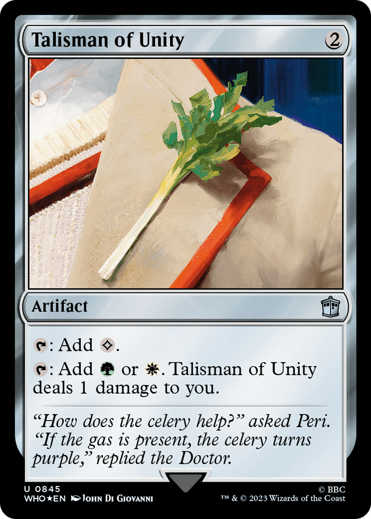 Talisman of Unity (WHO-845) -  Foil