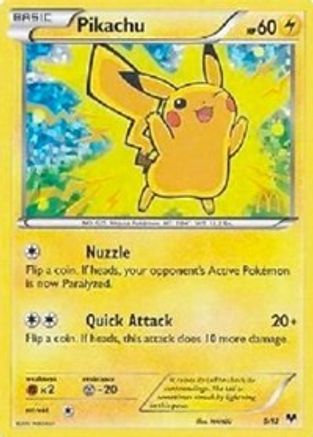 Pikachu - 5/12 5/12 - Holofoil