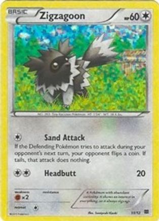 Zigzagoon - 11/12 11/12 - Holofoil