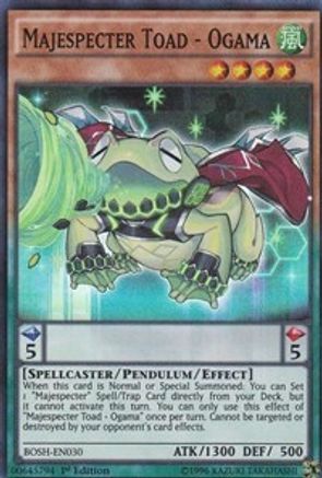 Majespecter Toad - Ogama (BOSH-EN030) - Breakers of Shadow 1st Edition