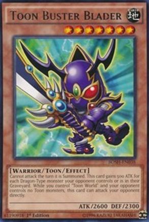 Toon Buster Blader (BOSH-EN038) - Breakers of Shadow 1st Edition