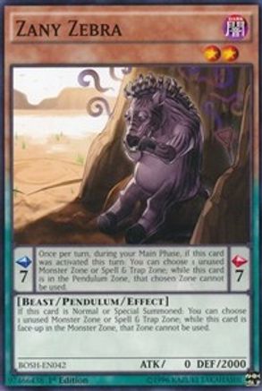 Zany Zebra (BOSH-EN042) - Breakers of Shadow 1st Edition