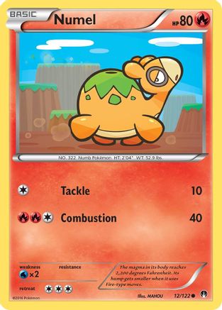 Numel 12/122 - Reverse Holofoil