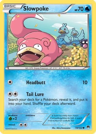 Slowpoke 19/122 - Reverse Holofoil