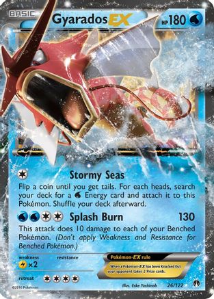 Gyarados EX 26/122 - Holofoil