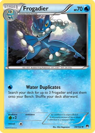 Frogadier 39/122 - Reverse Holofoil