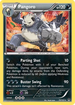 Pangoro 75/122 - Reverse Holofoil