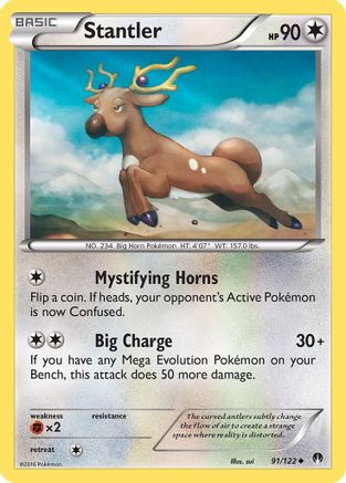 Stantler 91/122 - Reverse Holofoil