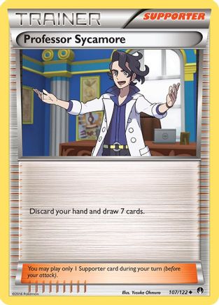 Professor Sycamore 107/122 - Reverse Holofoil