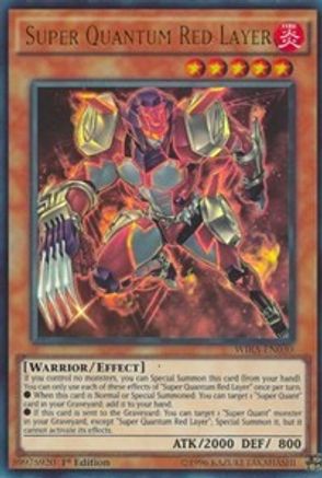 Super Quantum Red Layer (WIRA-EN030) - Wing Raiders 1st Edition