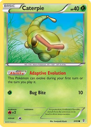 Caterpie 3/83 - Reverse Holofoil