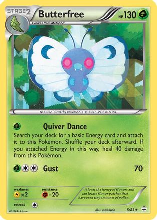 Butterfree 5/83 - Holofoil