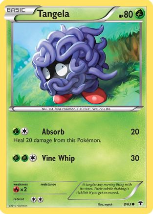 Tangela 8/83 - Reverse Holofoil