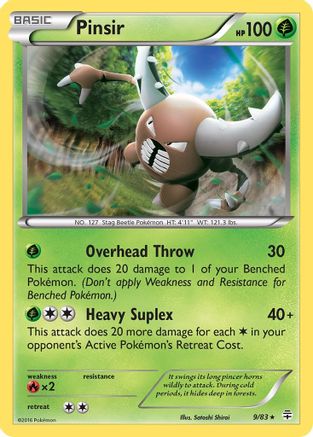 Pinsir 9/83 - Reverse Holofoil