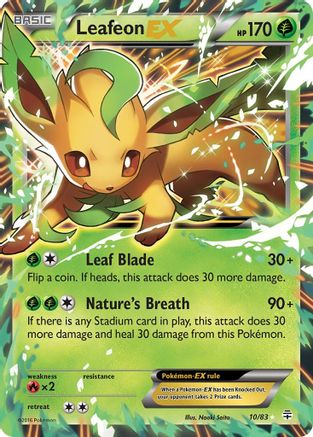 Leafeon EX 10/83 - Holofoil