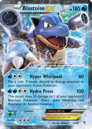 Blastoise EX 17/83 - Holofoil