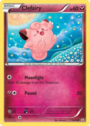 Clefairy 50/83 - Reverse Holofoil