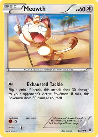 Meowth 53/83 - Reverse Holofoil