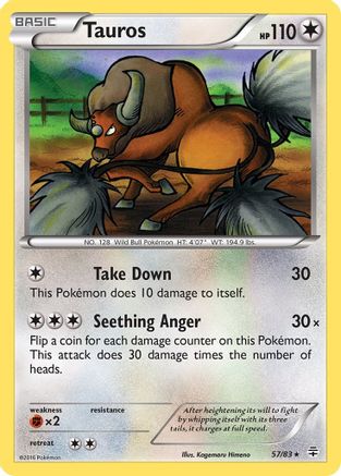 Tauros 57/83 - Reverse Holofoil