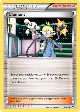 Clemont 59/83 - Reverse Holofoil