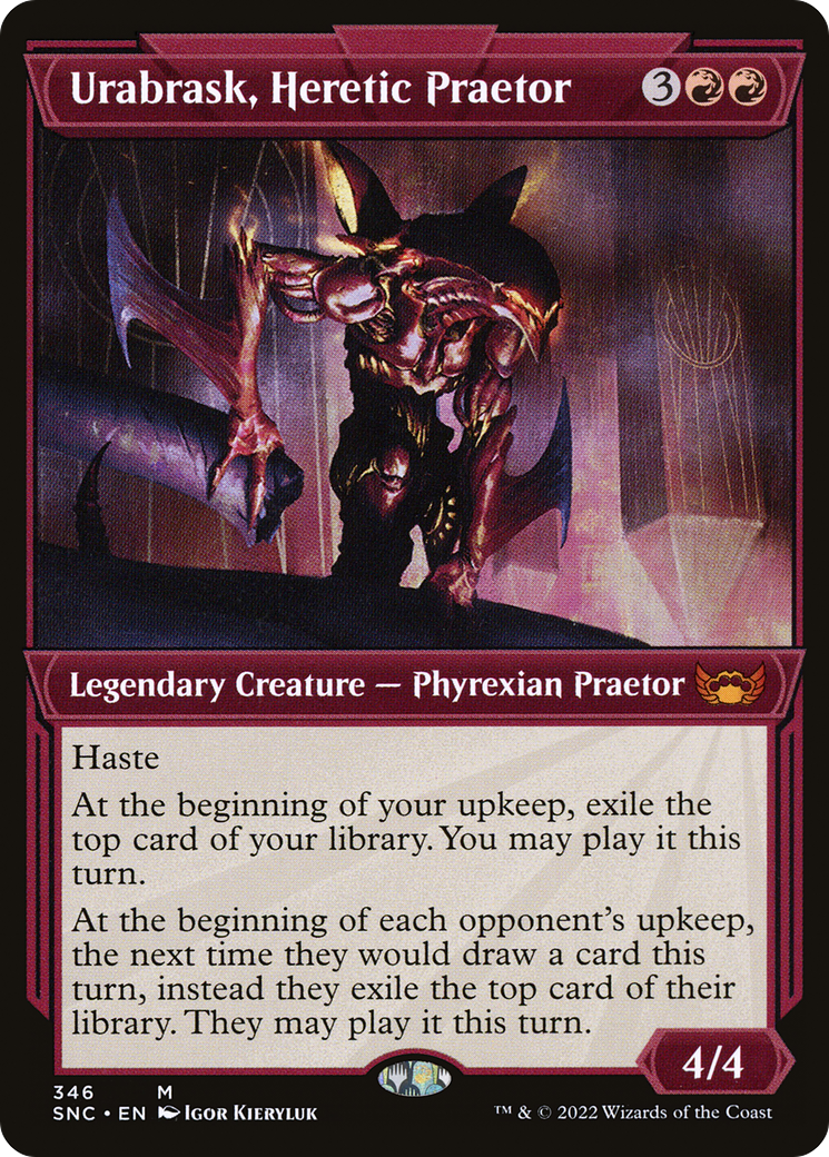 Urabrask, Heretic Praetor (SNC-346) - : (Showcase) Foil