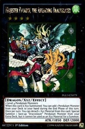 Majester Paladin, the Ascending Dracoslayer (PGL3-EN079) - Premium Gold: Infinite Gold 1st Edition