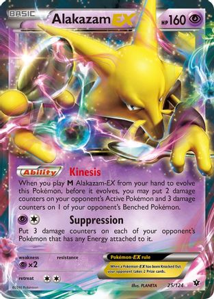 Alakazam EX 25/124 - Holofoil