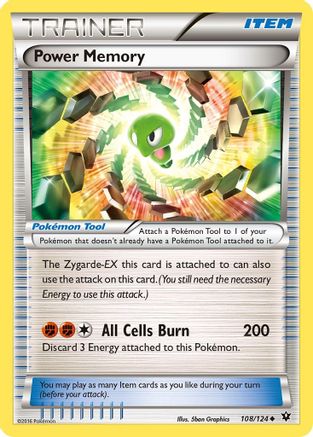 Power Memory 108/124 - Reverse Holofoil