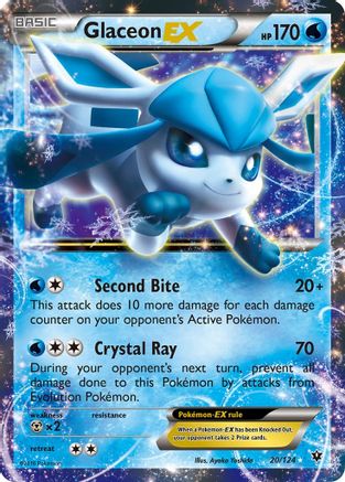 Glaceon EX 20/124 - Holofoil