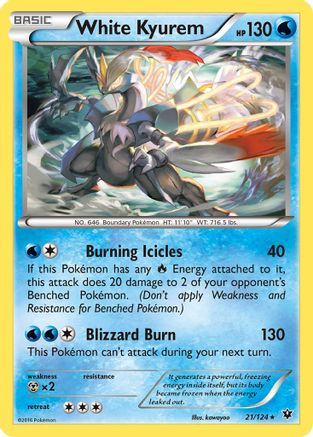 White Kyurem 21/124 - Reverse Holofoil