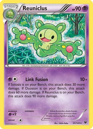 Reuniclus 35/124 - Reverse Holofoil