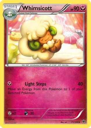 Whimsicott 71/124 - Reverse Holofoil