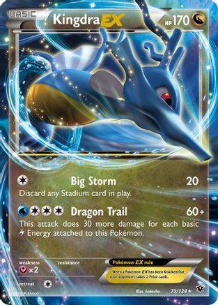 Kingdra EX 73/124 - Holofoil