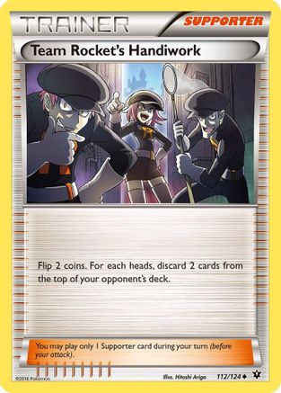 Team Rocket's Handiwork 112/124 -