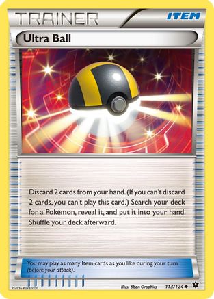 Ultra Ball 113/124 - Reverse Holofoil