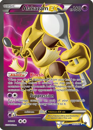 Alakazam EX (Full Art) 117/124 - Holofoil