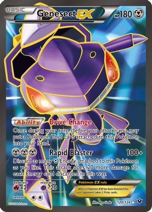 Genesect EX (Full Art) 120/124 - Holofoil