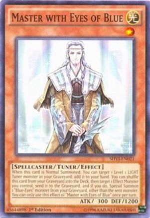 Master with Eyes of Blue (SHVI-EN021) - Shining Victories 1st Edition