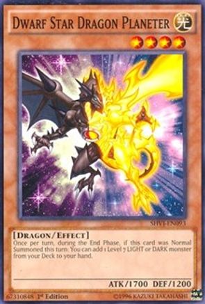 Dwarf Star Dragon Planeter (SHVI-EN093) - Shining Victories 1st Edition